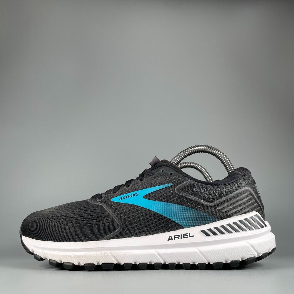 Brooks Ariel 20 Women’s Size 8 B Black Blue Running Sneakers Walking Shoe Casual